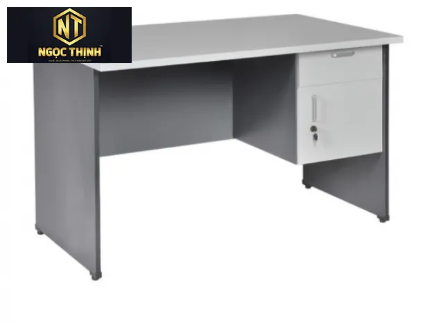 Bàn làm việc gỗ công nghiệp có hộc treo HP120SHL - HP120HL